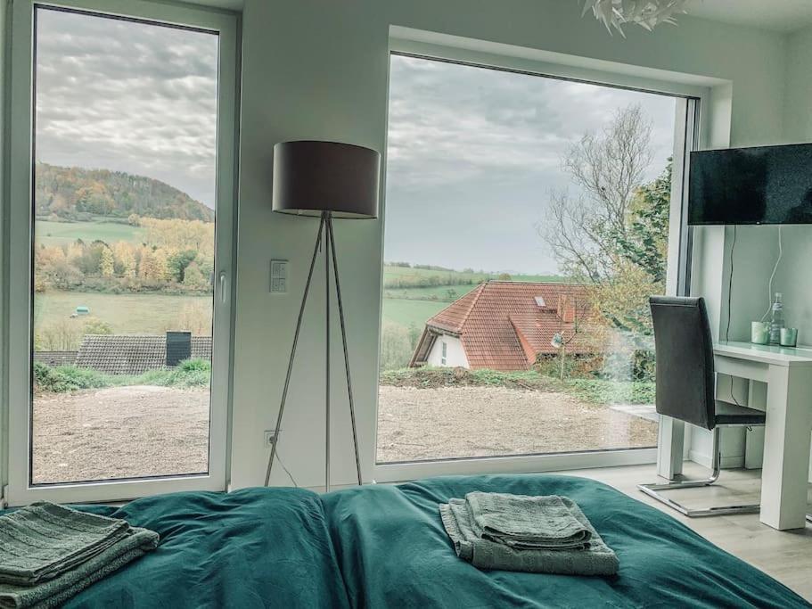 Modernes Doppelzimmer Friedewald Rhoenblick Dış mekan fotoğraf